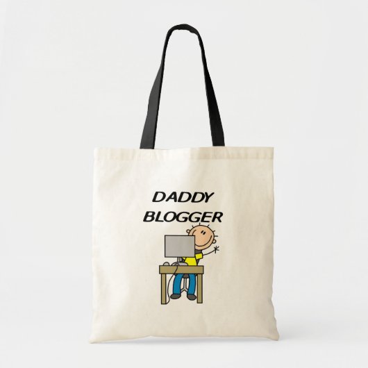 Papa Blogger Tote Bag (Voorkant)
