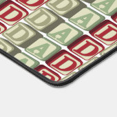 Papa blokkeert patroon vader papa thema bureaumat (Hoek)