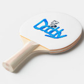 Papa Blue Baby Tafeltennisbatje (Voorkant Gekanteld)