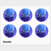 Papa Blue Roos Sticker (Vel)