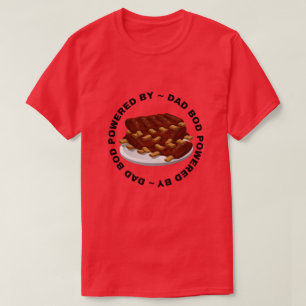 Papa Bod aangedreven door BBQ T-shirt