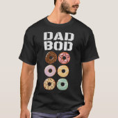 Papa Bod Donut Six Pack Gym T-shirt (Voorkant)