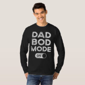 Papa Bod Mode Op Papa Bod Gym Workout Cheat Day T-shirt (Voorkant volledig)