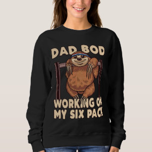 Papa Bod werkt aan mijn Six Pack luiaard Trui