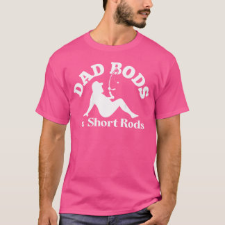 Papa Bods en korte staven 2 zijdes T-shirt