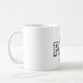 Papa Bold Checkered Lightning Keepsake Mok (Links)