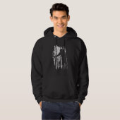 Papa Bowfish Archer American Flag Hoodie (Voorkant volledig)