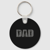 Papa Boxer Vaders Dag Boksen Liefhebber Box Gift T Sleutelhanger (Voorkant)