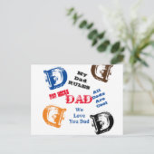 Papa Briefkaart (Staand voorkant)