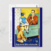 Papa? -briefkaart briefkaart (Voorkant / Achterkant)