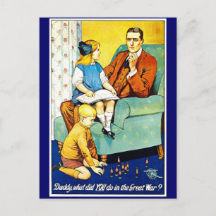 Papa? -briefkaart briefkaart