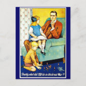 Papa? -briefkaart briefkaart (Voorkant)