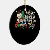 Papa Bug Funny Ladybug Lover Cute Dad Day Keramisch Ornament (Rechts)