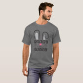 Papa Bunny Cute Easter Matching Family Pap T-shirt (Voorkant volledig)