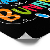 Papa Bunny Premium Tri-blend Poster (Hoek)