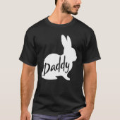 Papa Bunny Rabbit vader pap T-shirt (Voorkant)
