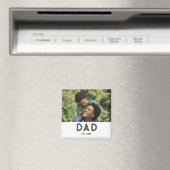 Papa cadeau met foto Vaderdag magneet (Insitu (Vaatwasser))