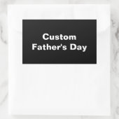 Papa-cadeautje voor vaders dag rechthoekige sticker (Tas)