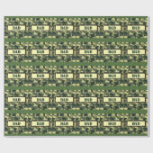Papa - Camo Cadeaupapier (Vlak)