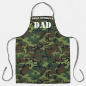 Papa Camoflage Camo Print Leger Veteraan Schort (Voorkant)