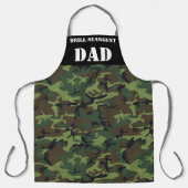 Papa Camoflage Camo Print Leger Veteraan Schort (Voorkant)