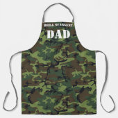 Papa Camouflage Camo Print Legerveteraan  Schort (Voorkant)