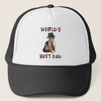 Papa Cat: Beste vader van de wereld Trucker Pet
