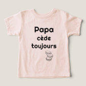 Papa cède toujours (Design voorkant)