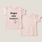 Papa cède toujours (Ontwerp Voorkant & Achterkant)