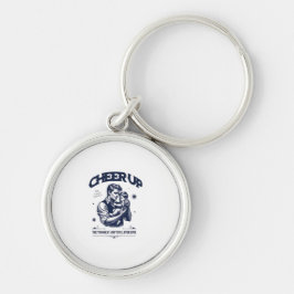 PAPA CHEER UP RONDE SLEUTELHANGER