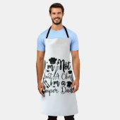 Papa chef citaat  schort (Gedragen)