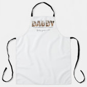 Papa Chef Fotocollage Vaderdag Schort (Voorkant)