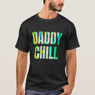 Papa Chill Funny Viral Tik Trending Meme Distress T-shirt