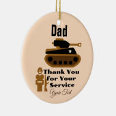 Papa Circle Ornament hangt jaar rond (Rechts)