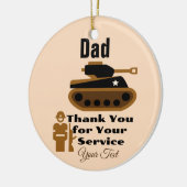 Papa Circle Ornament hangt jaar rond (Links)