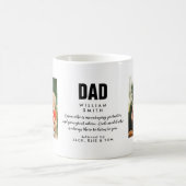 Papa Citaat Moderne Coole Foto Koffiemok (Center)