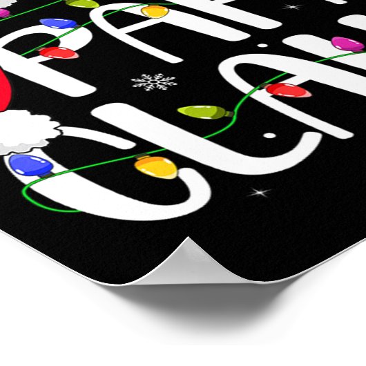 Papa Claus Christmas Family Matching Dad Daddy Xma Poster (Hoek)