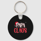 Papa Claus Christmas Family Matching Pajamas Funny Sleutelhanger (Voorkant)