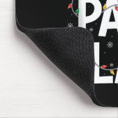 Papa Claus Christmas Lights Matching Family Santa  Muismat (Hoek)