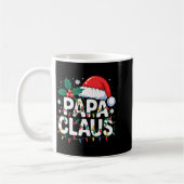 Papa Claus Christmas Lights Santa Family Matching  Koffiemok (Links)