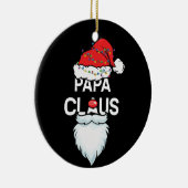 Papa Claus Clown kerstkerstkerstkerstkerstkerstker Keramisch Ornament (Rechts)