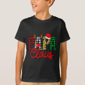 Papa Claus Funny Christmas Family Matching  T-shirt (Voorkant)