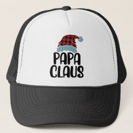 Papa Claus - Funny Matching Kerstpyjama Trucker Pet