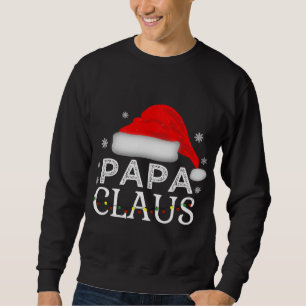 Papa Claus Grappige Kerstmis Familie Matching Papa Trui
