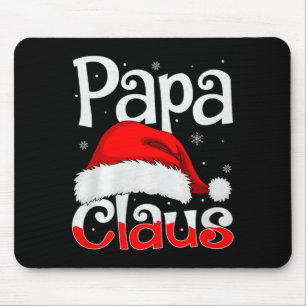 Papa Claus Kerst Familie Matching Pyjama's Vader Muismat