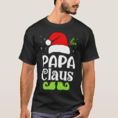 Papa Claus Kerstcadeaus T-shirt (Voorkant)
