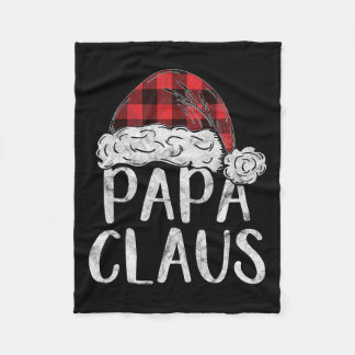 Papa Claus kerstkostume Gift Santa Matching F Fleece Deken
