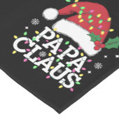 Papa Claus kerstlampjes Pajama familie komt overee Korte Tafelloper (Hoek)