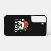 Papa Claus kerstlampjes Pajama familie komt overee Samsung Galaxy Hoesje (Achterkant horizontaal)