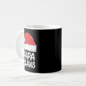 Papa Claus Kerstman Grootpa Kerstman Match F Koffiemok (Voorkant links)